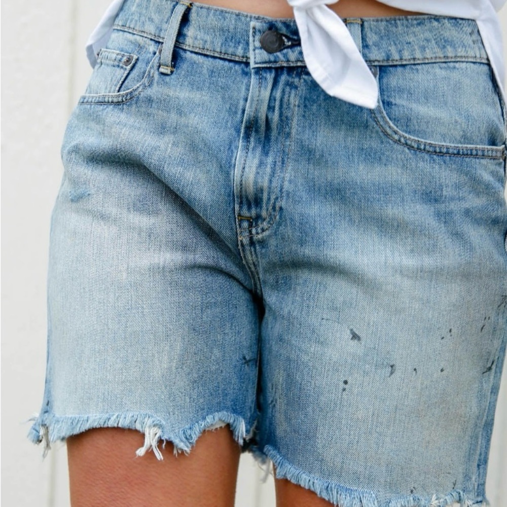 “Guadalupe” denim cut-offs from Able